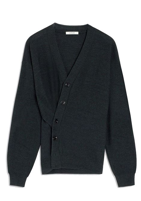cardigan relaxed twisted donna antracite LEMAIRE | TO1082 LK087BK966
